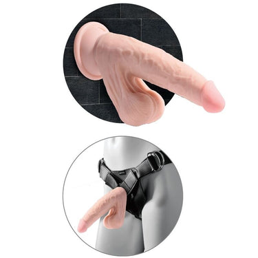 Dildo King Cock Plus Triple Density Realistico con Ventosa 24,5 cm